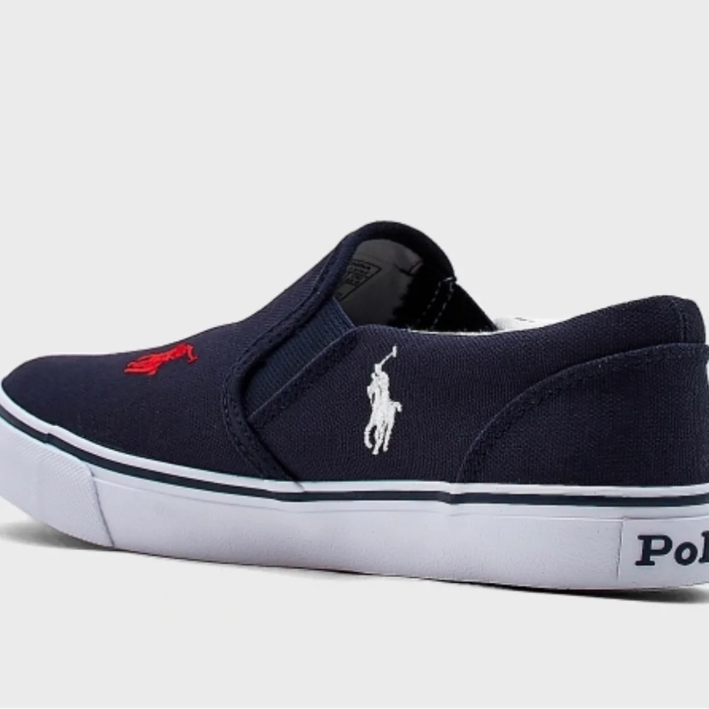 🖤🖤Polo Ralph Lauren Men’s Keaton Allover Pony Slip-On Sneaker